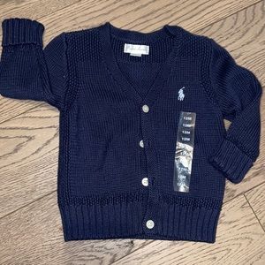 New Infant Polo Cardigan